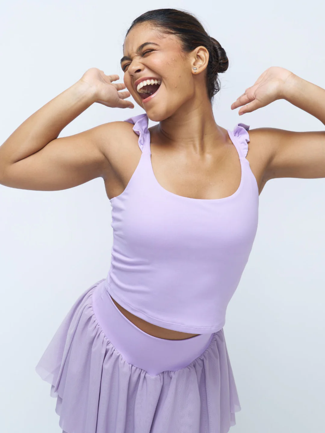 Stretchie™ Frill Tank + Built-In Bra - Image 45