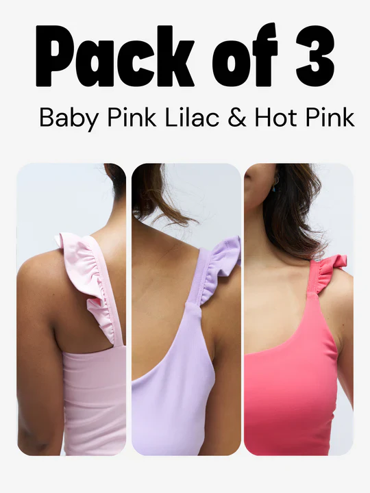 Stretchie™ Frill Tank + Built-In Bra - Image 65