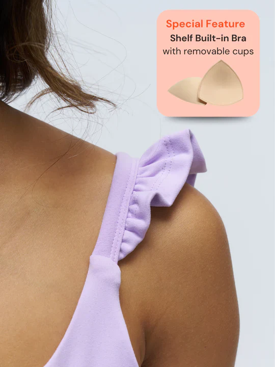 Stretchie™ Frill Tank + Built-In Bra - Image 78