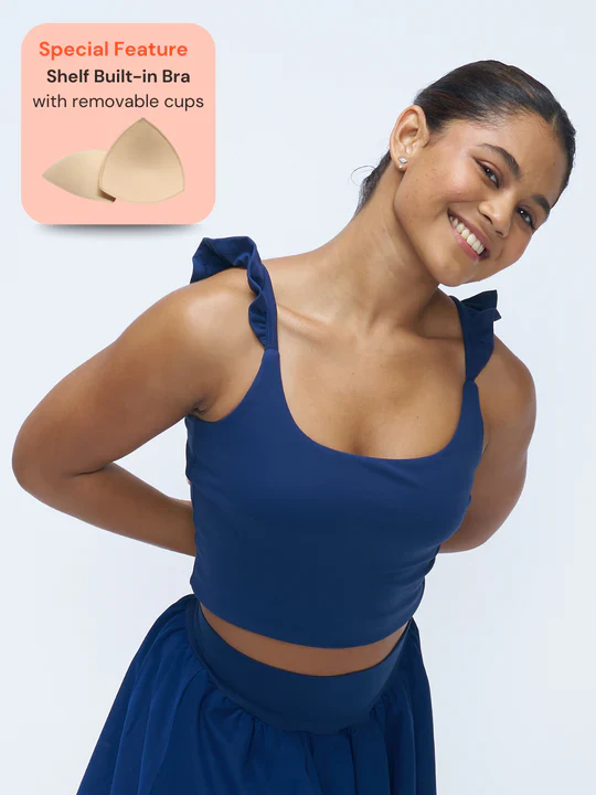 Stretchie™ Frill Tank + Built-In Bra - Image 81